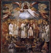 GIOTTO di Bondone Death and Ascension of St Francis oil